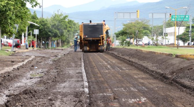 Inicia la reconstrucción del tramo 5 de Mayo- Puente Atimapa